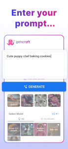 اسکرین شات 2 برنامه Gencraft - AI Art Generator