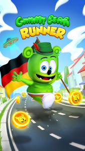 اسکرین شات 1 بازی Gummy Bear Run: Running Games