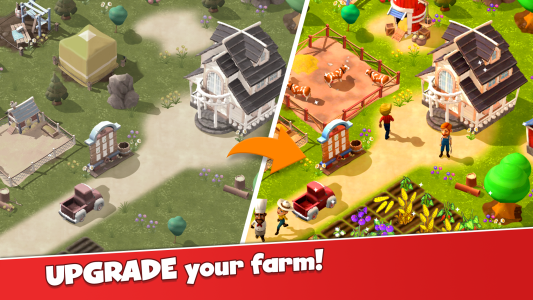 اسکرین شات 7 بازی Happy Farm Town - Farm Games