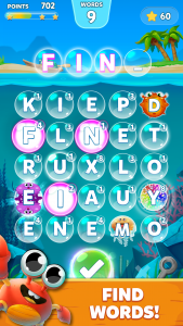 اسکرین شات بازی Bubble Words Word Games Puzzle 1