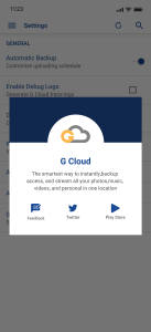 اسکرین شات برنامه G Cloud Backup 7