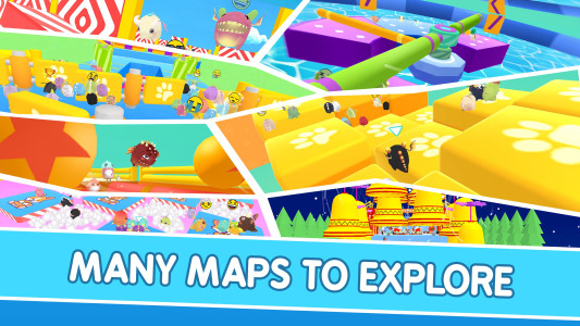 اسکرین شات 1 بازی Fall.io - Race of Dino