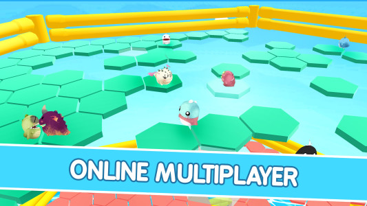 اسکرین شات 2 بازی Fall.io - Race of Dino