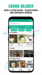 اسکرین شات برنامه Gutenberg: Classic Books 1