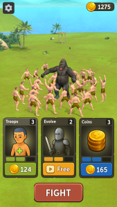 اسکرین شات 2 بازی Troops vs Gorilla