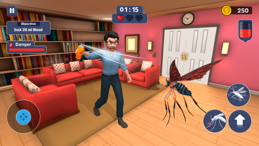 اسکرین شات 3 بازی Mosquito Simulator 3D