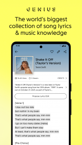 اسکرین شات برنامه Genius — Song Lyrics Finder 1