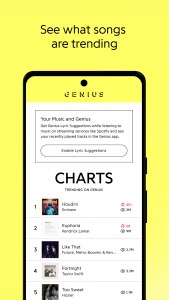 اسکرین شات برنامه Genius — Song Lyrics Finder 2