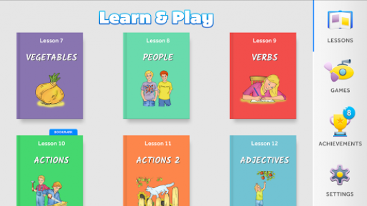 اسکرین شات بازی English for Kids: Learn & Play 1