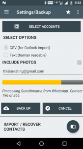 اسکرین شات 3 برنامه Duplicate Contacts Remover