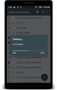 اسکرین شات برنامه Duplicate Contacts Remover 7