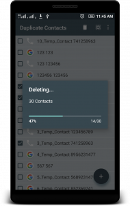 اسکرین شات 7 برنامه Duplicate Contacts Remover