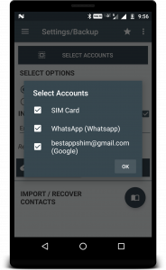اسکرین شات 5 برنامه Duplicate Contacts Remover
