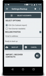 اسکرین شات 2 برنامه Duplicate Contacts Remover