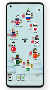 اسکرین شات 1 بازی Geofast: Battle of Nations