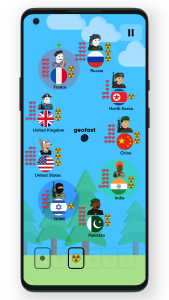 اسکرین شات 4 بازی Geofast: Battle of Nations