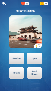 اسکرین شات بازی Travel Quiz - Trivia game 1