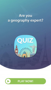 اسکرین شات 1 برنامه Geography Quiz