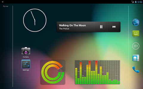 اسکرین شات برنامه Music VU Visualizer Widgets 8