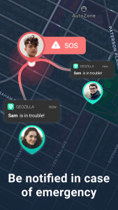 اسکرین شات برنامه GeoZilla - Find My Family 4