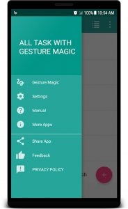 اسکرین شات برنامه Gesture Magic 4