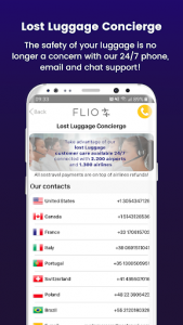 اسکرین شات برنامه FLIO – Your personal travel assistant 8