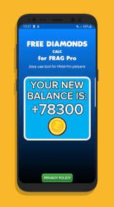 اسکرین شات برنامه Free FRAG Gold & Diamonds Calc - for Pro Players 4