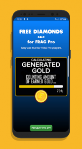 اسکرین شات برنامه Free FRAG Gold & Diamonds Calc - for Pro Players 3