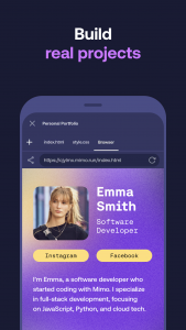 اسکرین شات 4 برنامه Learn Coding/Programming: Mimo