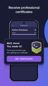 اسکرین شات 3 برنامه Mimo: Learn Python Coding
