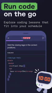 اسکرین شات برنامه Learn Coding/Programming: Mimo 3
