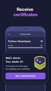 اسکرین شات 3 برنامه Mimo: Learn Coding/Programming