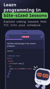 اسکرین شات 2 برنامه Learn Coding/Programming: Mimo