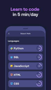 اسکرین شات 1 برنامه Mimo: Learn Coding/Programming