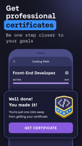 اسکرین شات 3 برنامه Learn Coding/Programming: Mimo