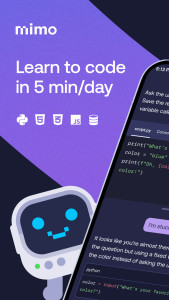 اسکرین شات 1 برنامه Mimo: Learn Coding/Programming