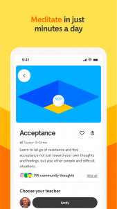 اسکرین شات 5 برنامه Headspace: Meditation & Health