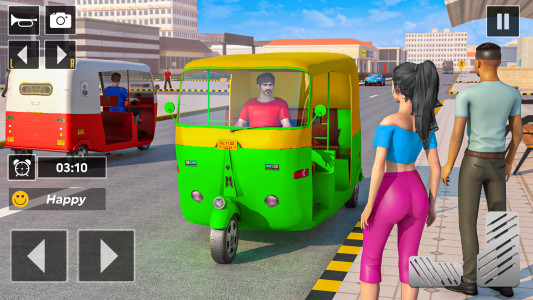 اسکرین شات بازی Tuk Tuk Auto Rickshaw Game 1