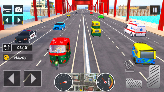 اسکرین شات بازی Tuk Tuk Auto Rickshaw Game 6