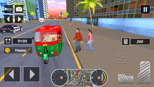 اسکرین شات بازی Tuk Tuk Auto Rickshaw Game 4