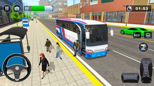 اسکرین شات برنامه Bus Simulator : 3D Bus Games 4