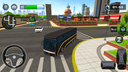 اسکرین شات برنامه Bus Simulator : 3D Bus Games 8