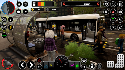 اسکرین شات برنامه Bus Simulator : 3D Bus Games 3