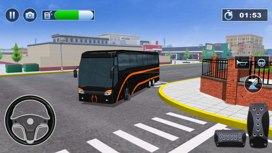 اسکرین شات برنامه Bus Simulator : 3D Bus Games 3