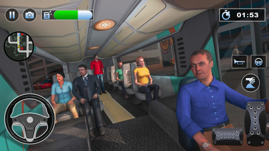 اسکرین شات 2 برنامه Bus Simulator : 3D Bus Games