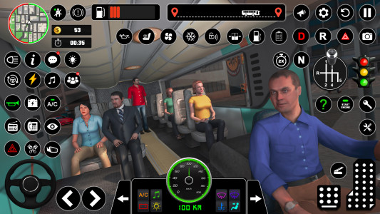 اسکرین شات برنامه Bus Simulator : 3D Bus Games 4