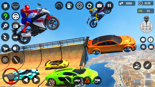 اسکرین شات بازی GT Stunt Car Game - Car Games 4