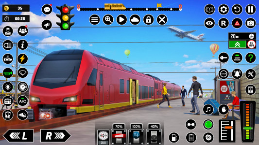 اسکرین شات برنامه Railroad Train Simulator Games 2