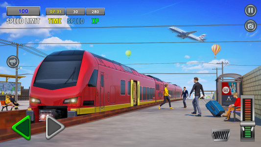 اسکرین شات برنامه Railroad Train Simulator Games 1