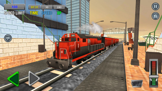 اسکرین شات برنامه Railroad Train Simulator Games 5